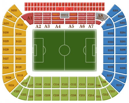 Билеты на стадион «Открытие Арена»